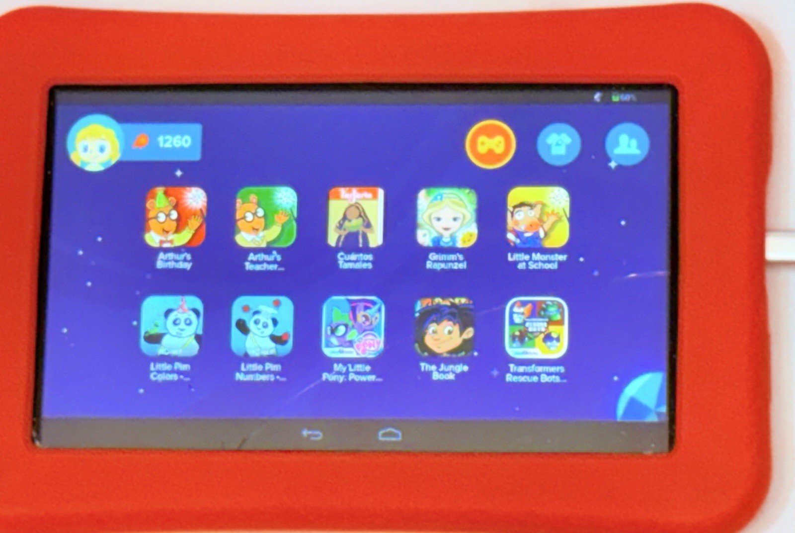 Lot- 12 Playaway Launchpad Kids Tablets w/ 1 Charger Adapter (Ages 3+)