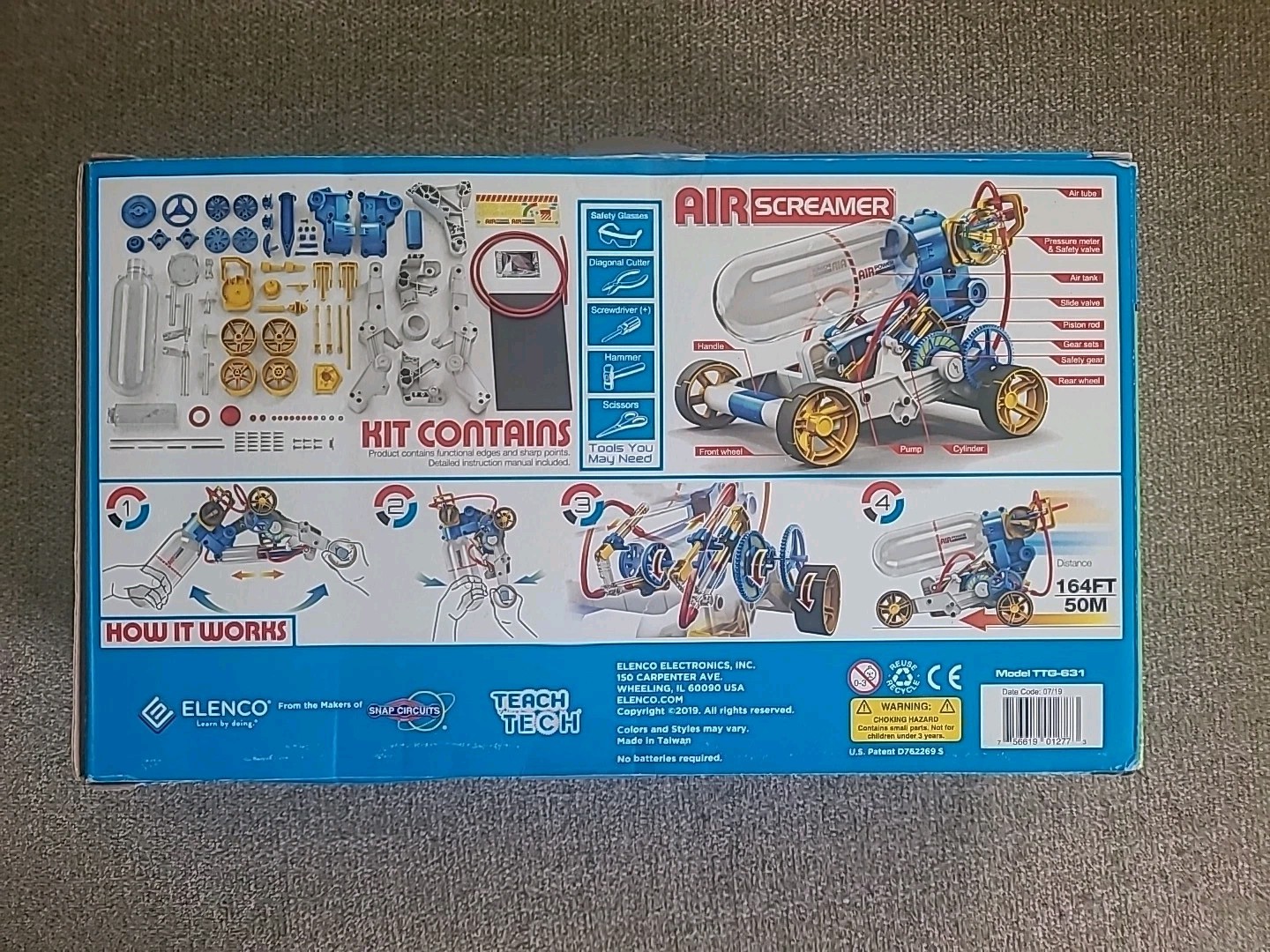 Elenco Teach Tech Air Screamer Educational Toy Kit 2018 Age 10+ 8-16 Years & Up