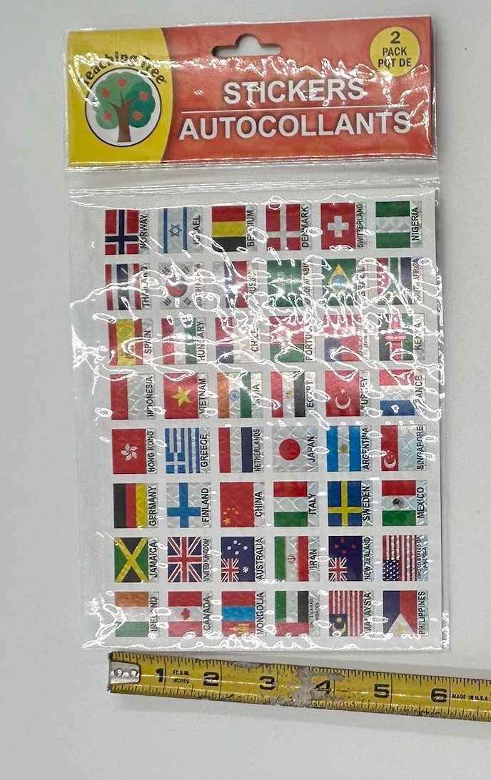 Teaching Tree Toy Passport And Stickers With Ticket To Italy