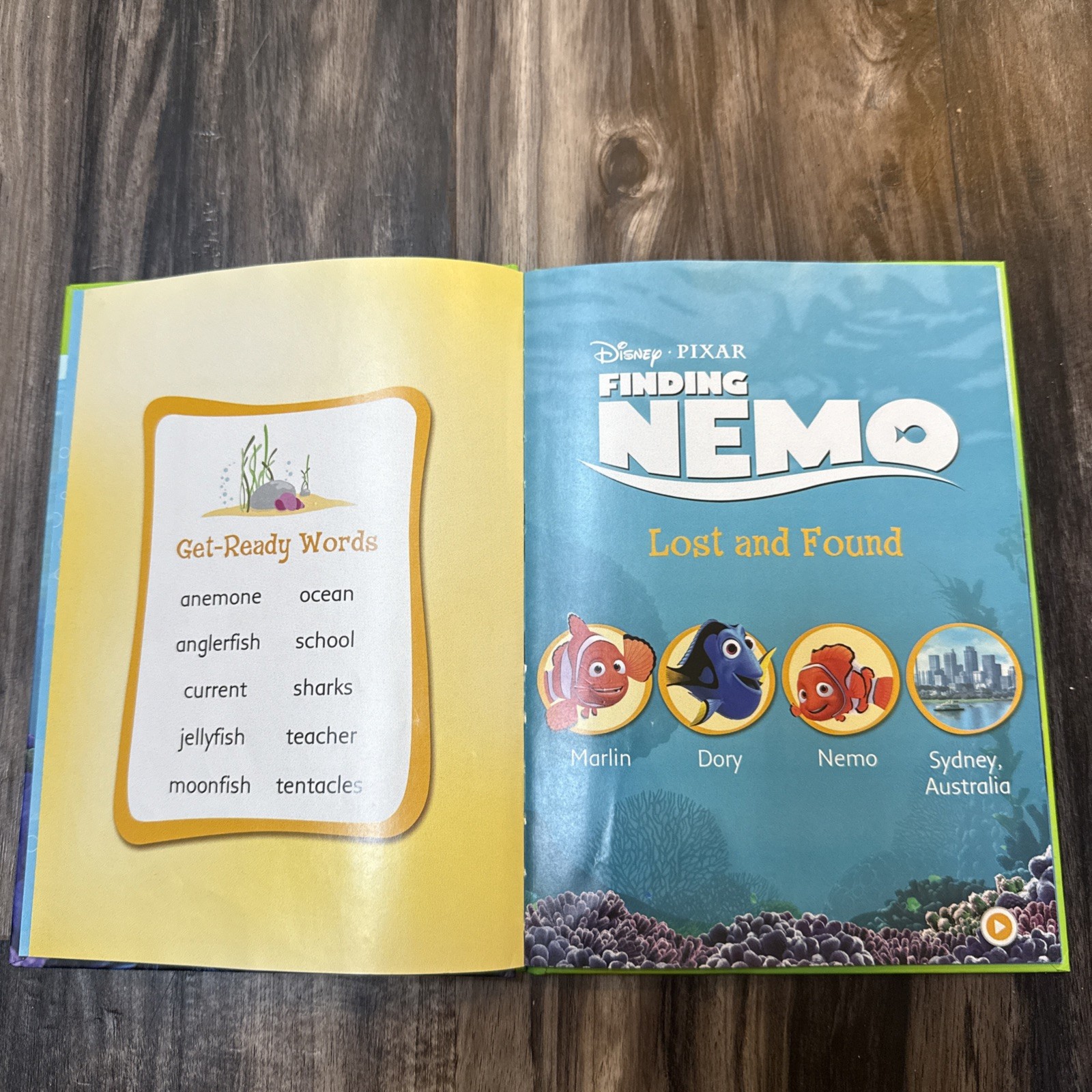 LeapFrog Tag Pen LeapReader book — Disney Pixar’s FINDING NEMO: LOST AND FOUND