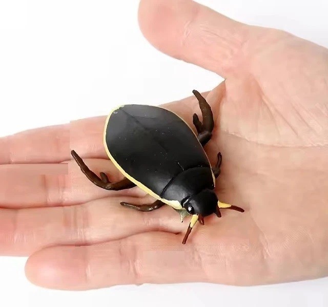 Predacious Diving Beetle Animal Figure Toy PVC Doll Small Figurine Birthday Gift