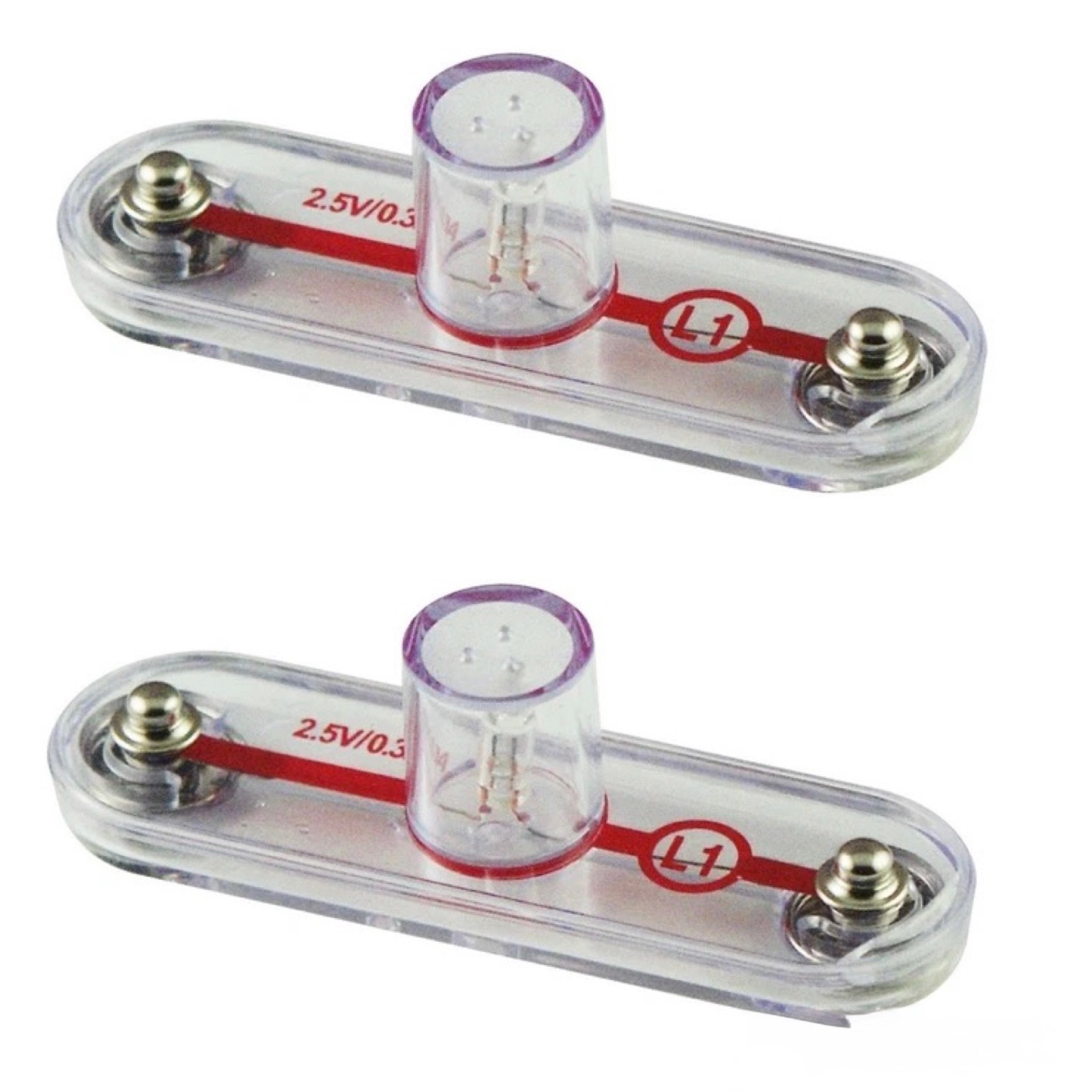 (2 PACK) Snap Circuits Part 6SCL1 Lamp 2.5V / 0.3A with encapsulated bulb inside