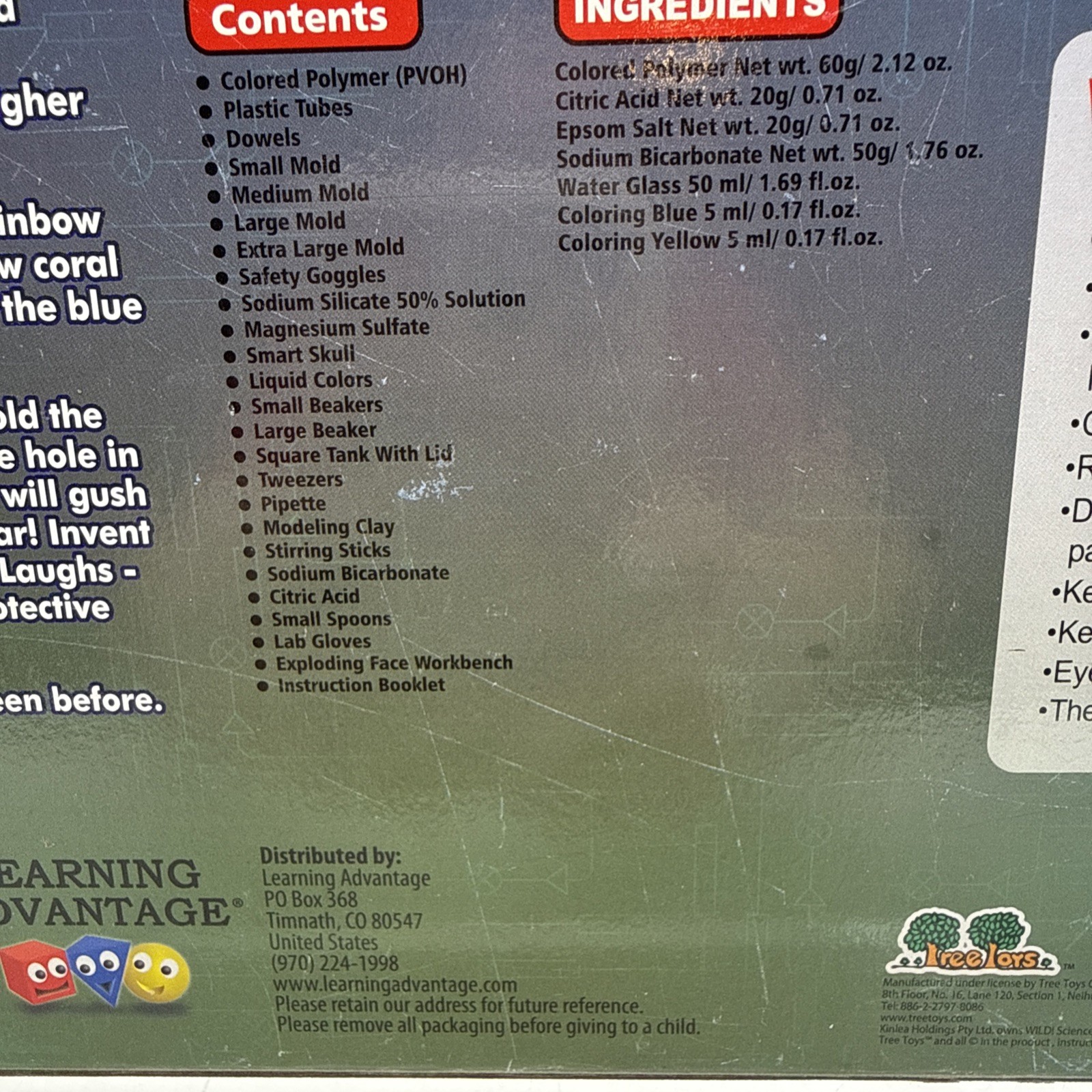 Wild Science Crazy Chemistry For 8 And Up! 36 Tools & Ingredients Sealed READ M
