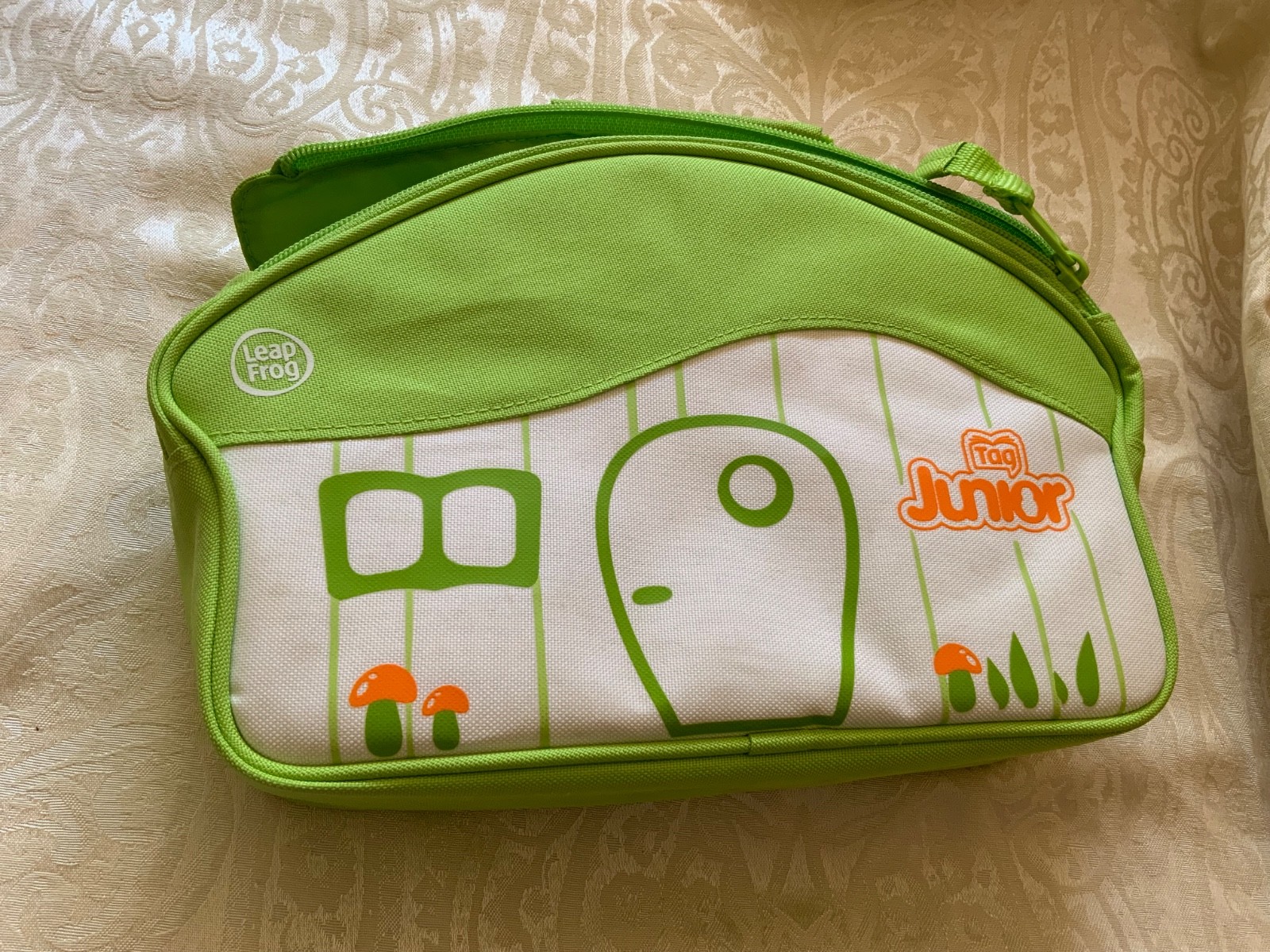 Leap Frog TAG Junior Reading System Kids + 4 Books With Dog Reader & Tote WORKS!