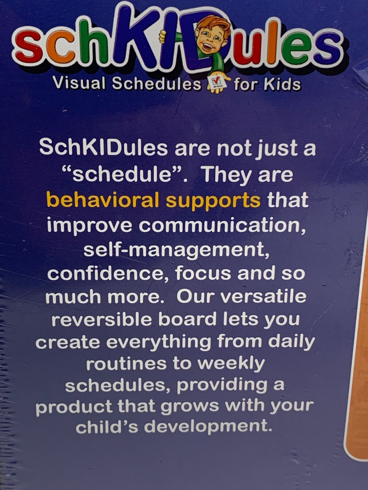 NEW *SchKIDules* Visual Schedule for Kids Home Bundle Daily Calendar Weekly Pro.