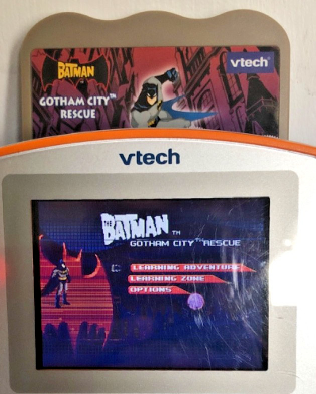 VTech V.Smile Games Lot Batman Superman Scooby SpongeBob Shrek TESTED