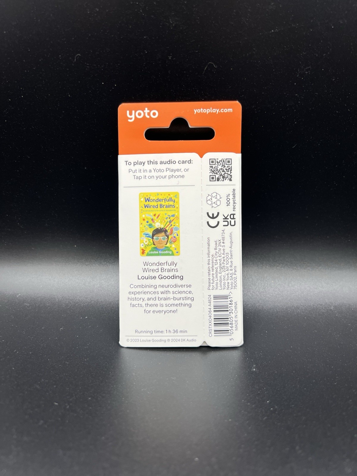 Yoto Wonderfully Wired Brains UK Release Audio Story Card Works In US