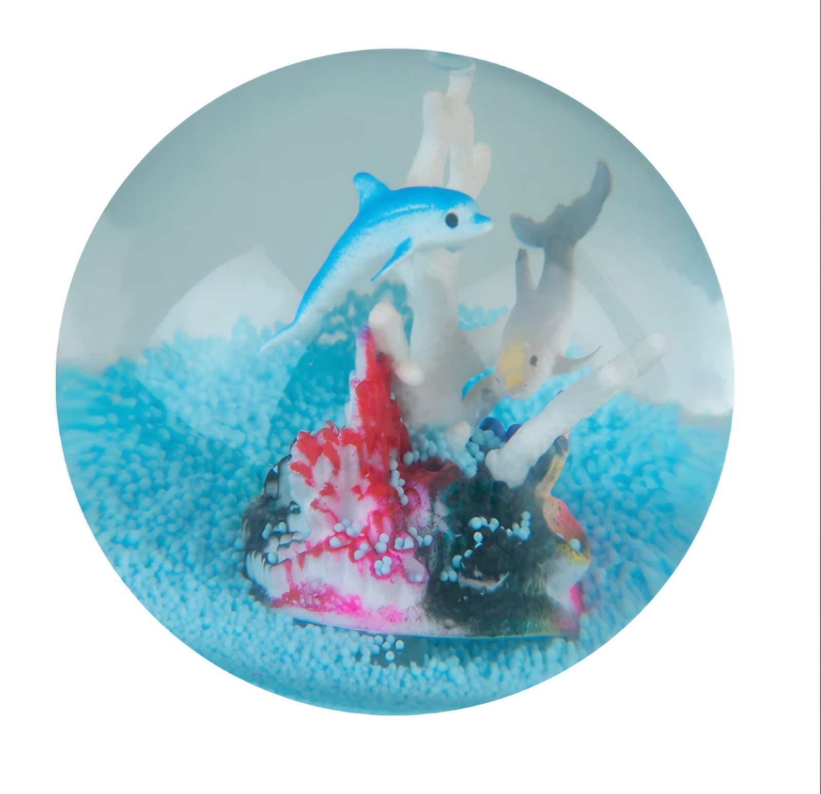 ORB™ Squish-O Sphere Squish Toy Fidget Stress Fun Dolphin Aquarium