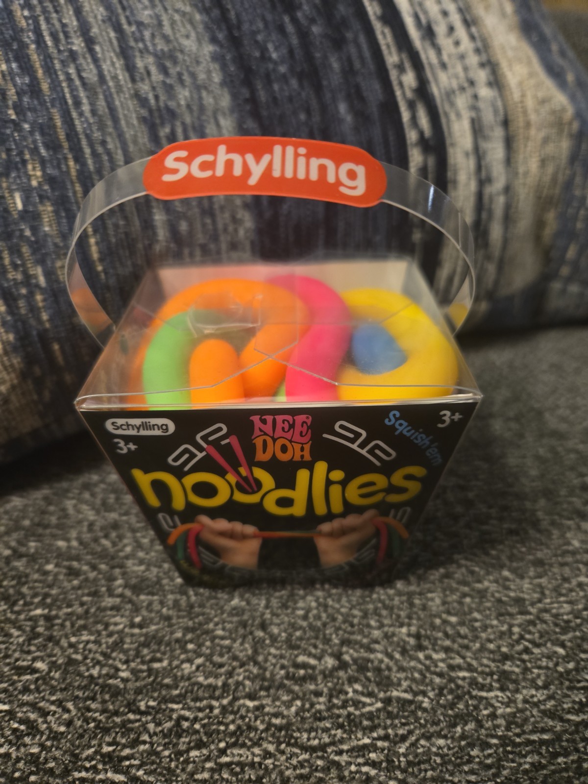 NeeDoh Noodlies Sensory Fidget Toy, RARE Nee Doh Stretchy Noodles AUTHENTIC USA