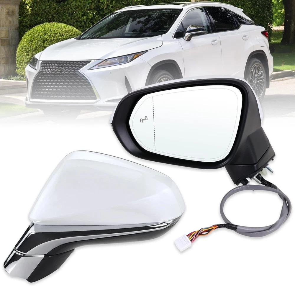 Left Driver Side Mirror Compatible With 2016-2022 Lexus RX350 RX450h 2018-202…