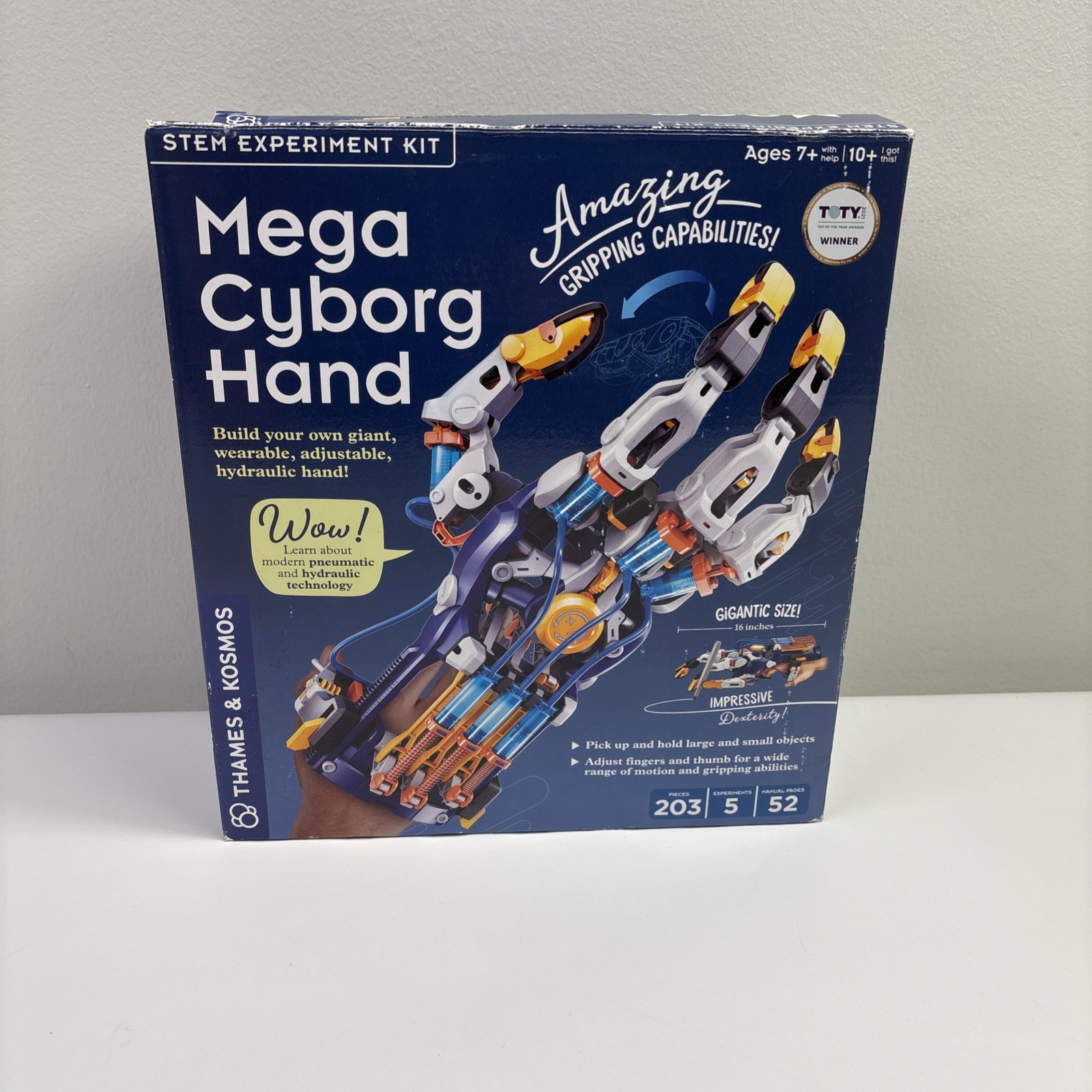 Mega Cyborg Hand Toy Thames Kosmos Stem Science Building Kit Open Box