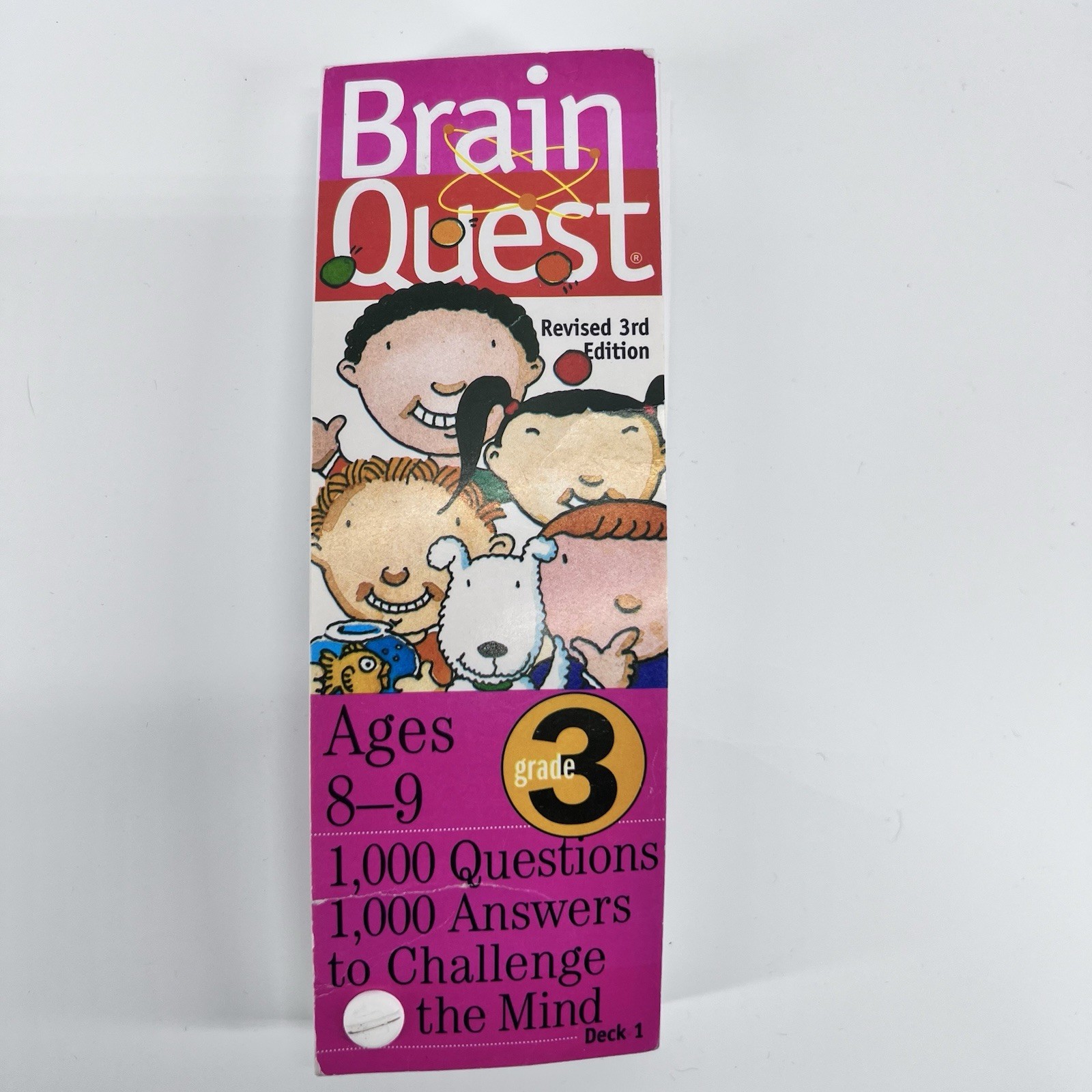 Brain Quest Grade 3 / Ages 8-9 ~ 1,000 Questions & Answers- Workman 2 Deck