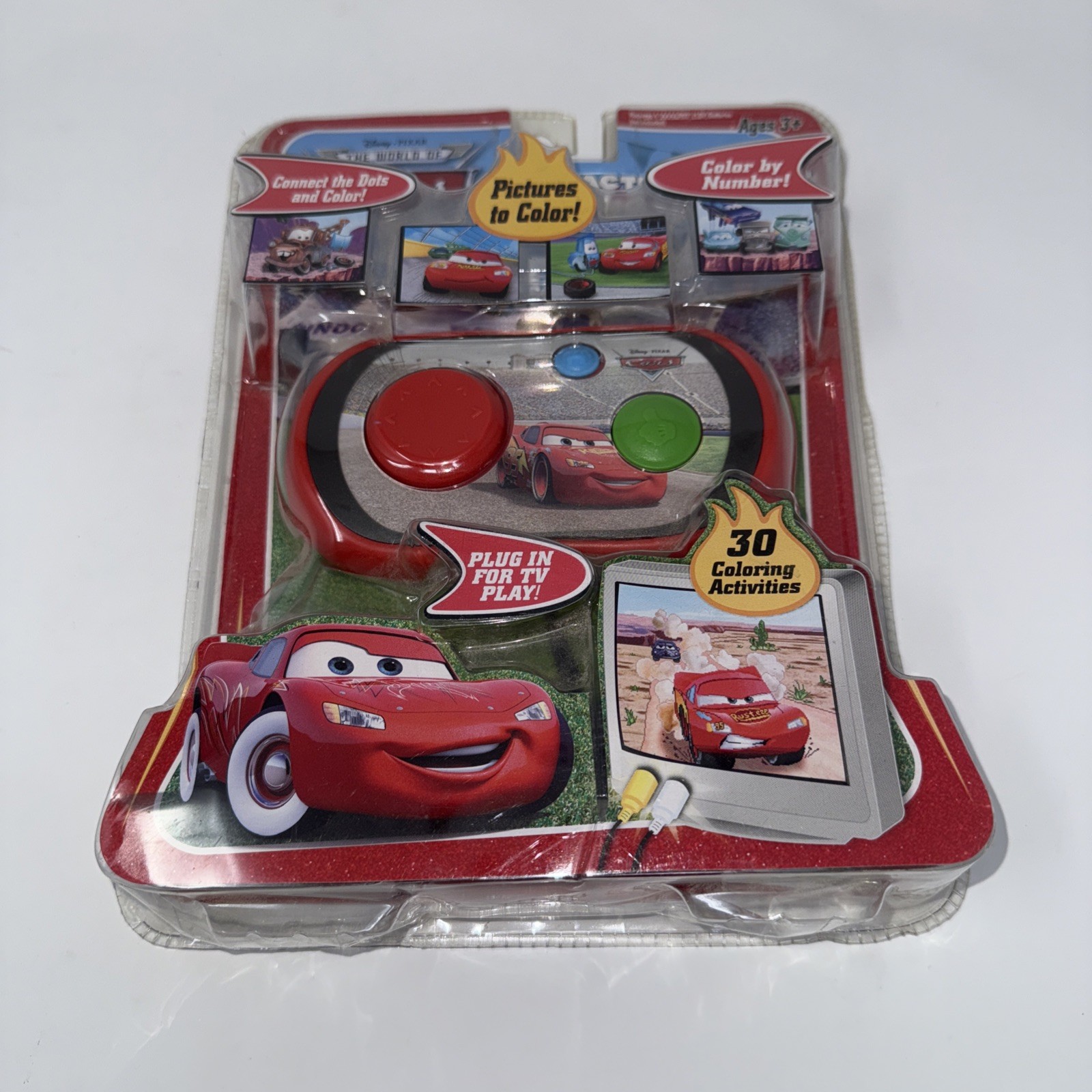 Disney Pixar Cars Interactive Coloring Book Electronic TV Learning System Ages