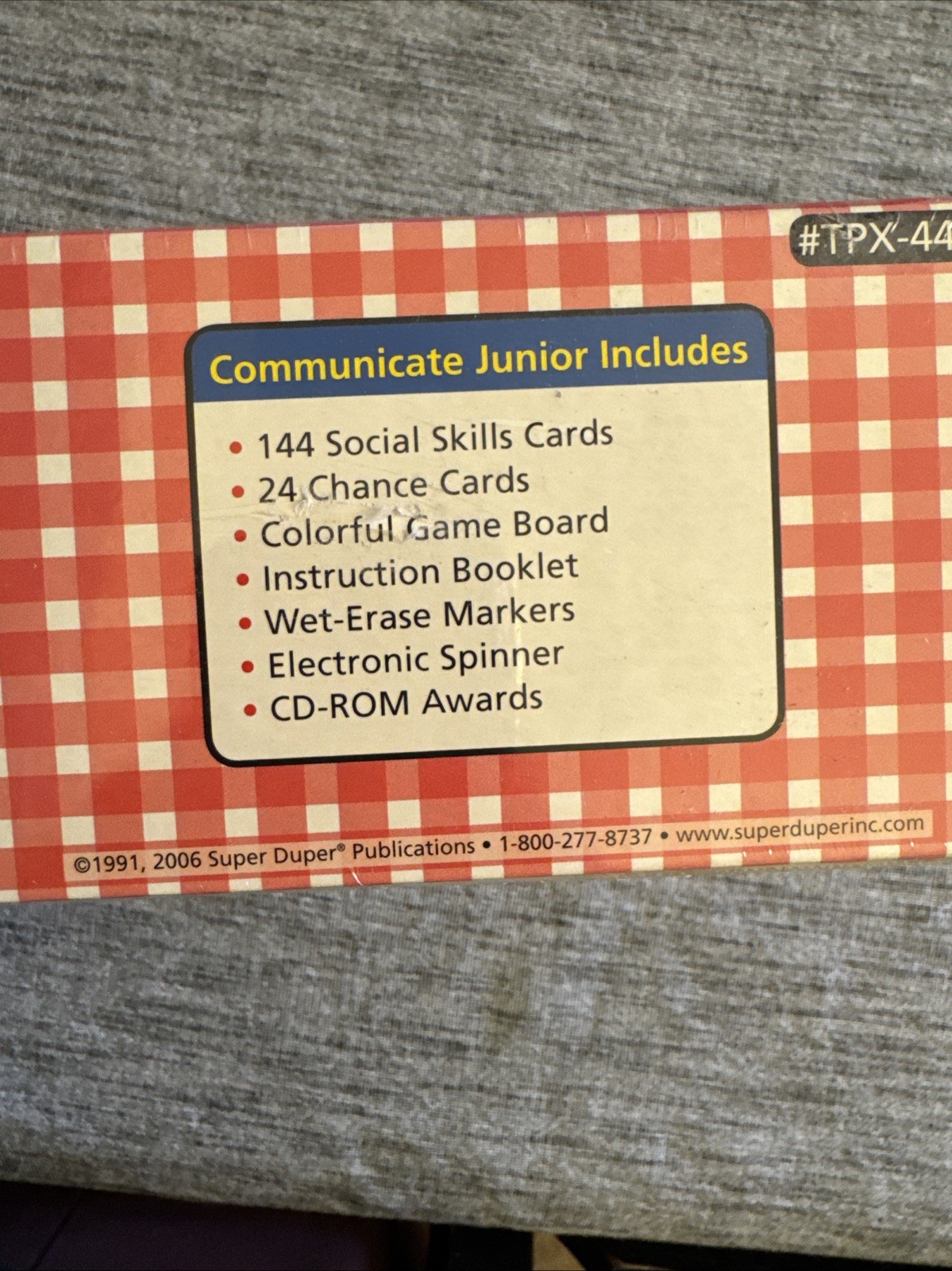 Super Duper Communicate Junior Board Game:Social Skills Pizza Party TPX4401 New