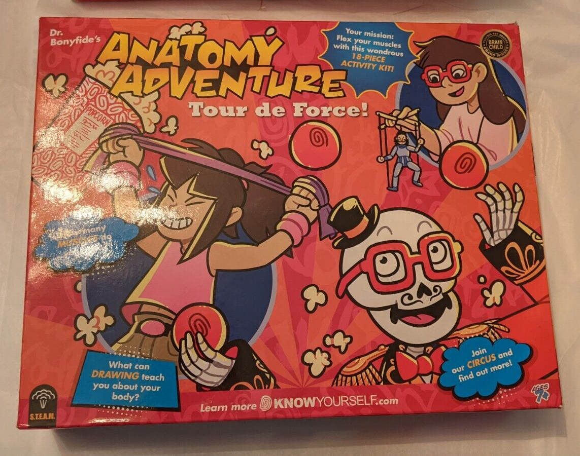 NIB Dr Bonyfide’s Anatomy Adventure Tour De Force Tillywig BRAIN CHILD Award!
