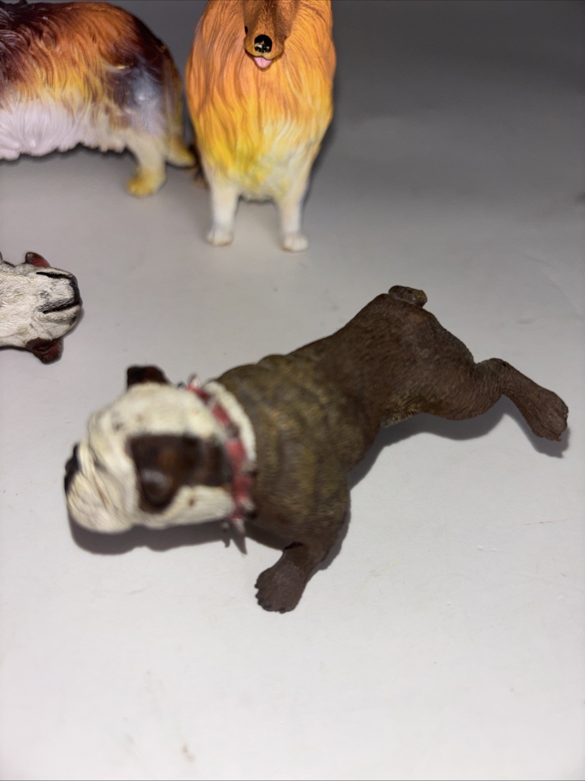Collie Dog 3″ Wild Animal Educational Toy Figures X 2