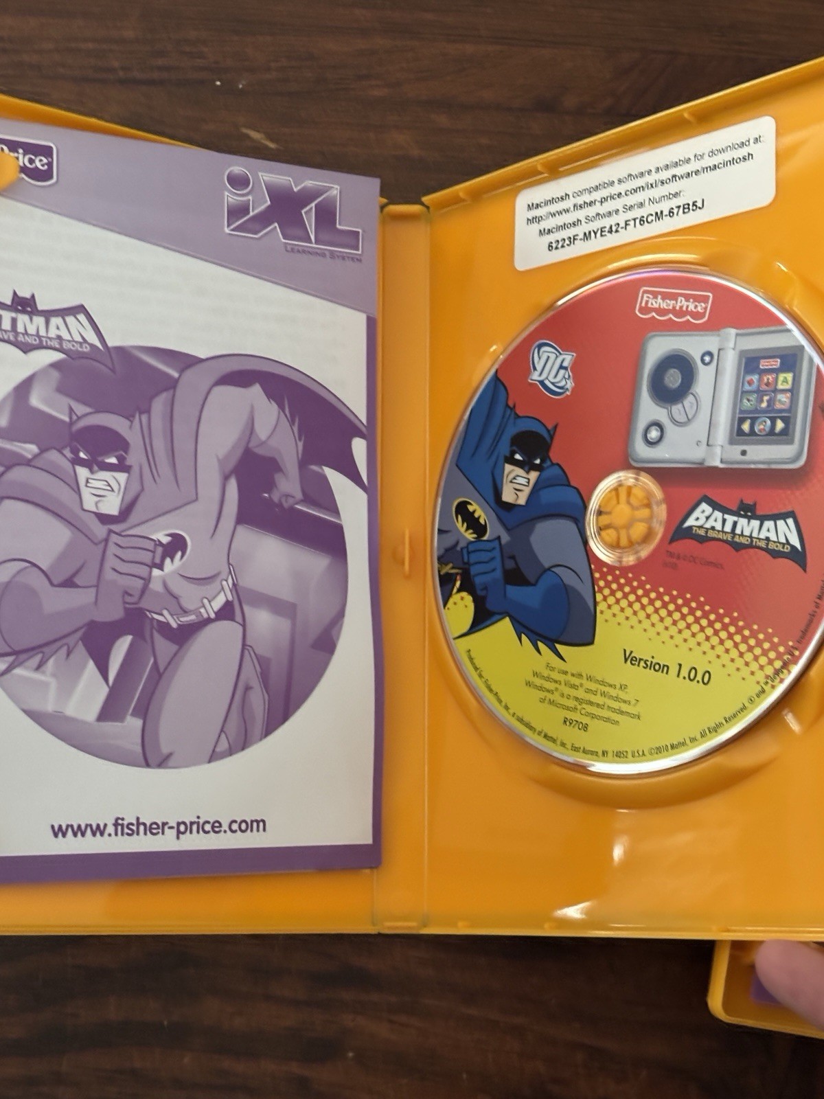 Fisher Price iXL Software Lot 3 Games Batman Shrek Penguins Learning System Gift
