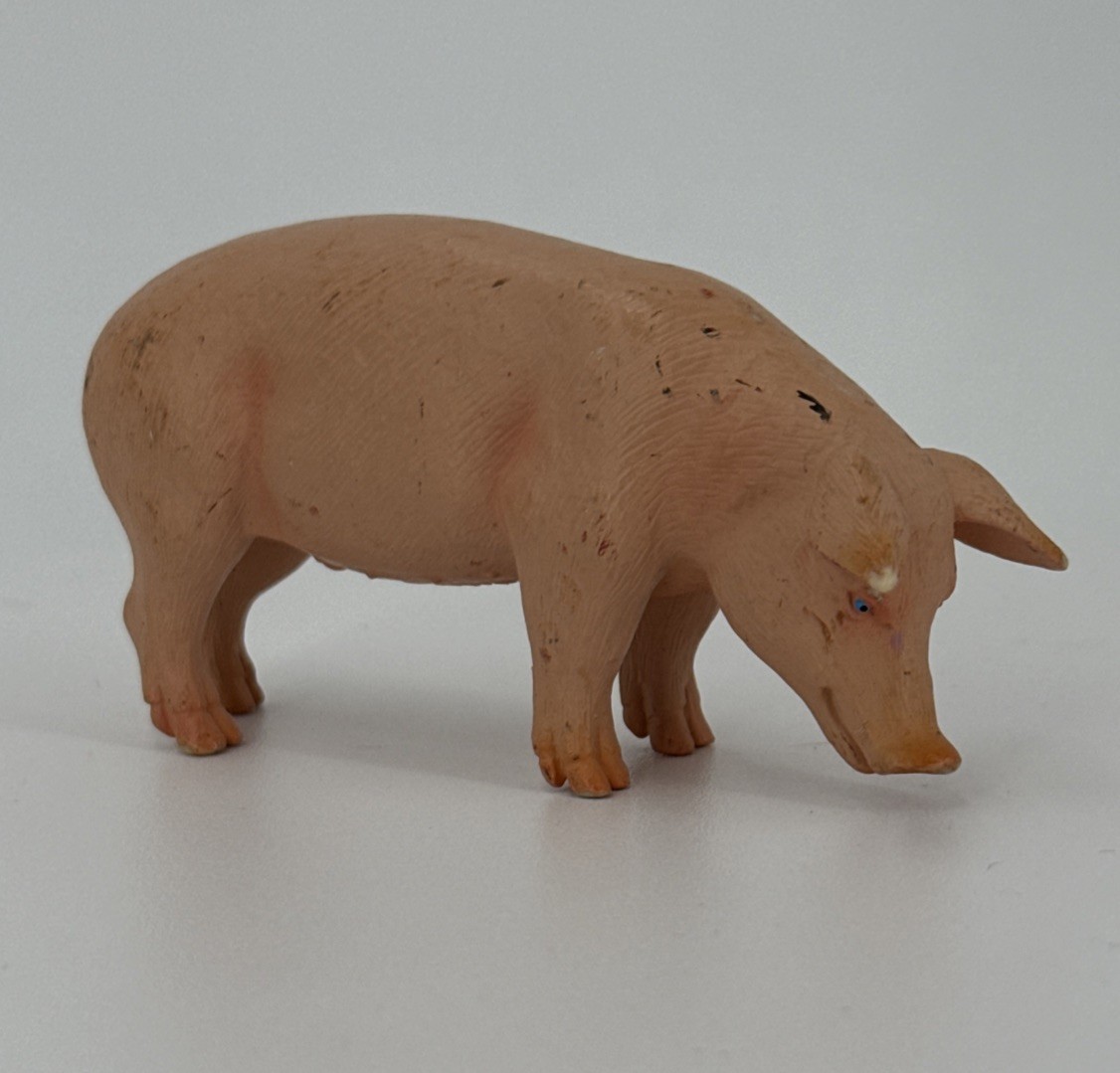 Mojo Sow Pig Animal Figure 2010 Farm Toy 4.25″ Long Made in China