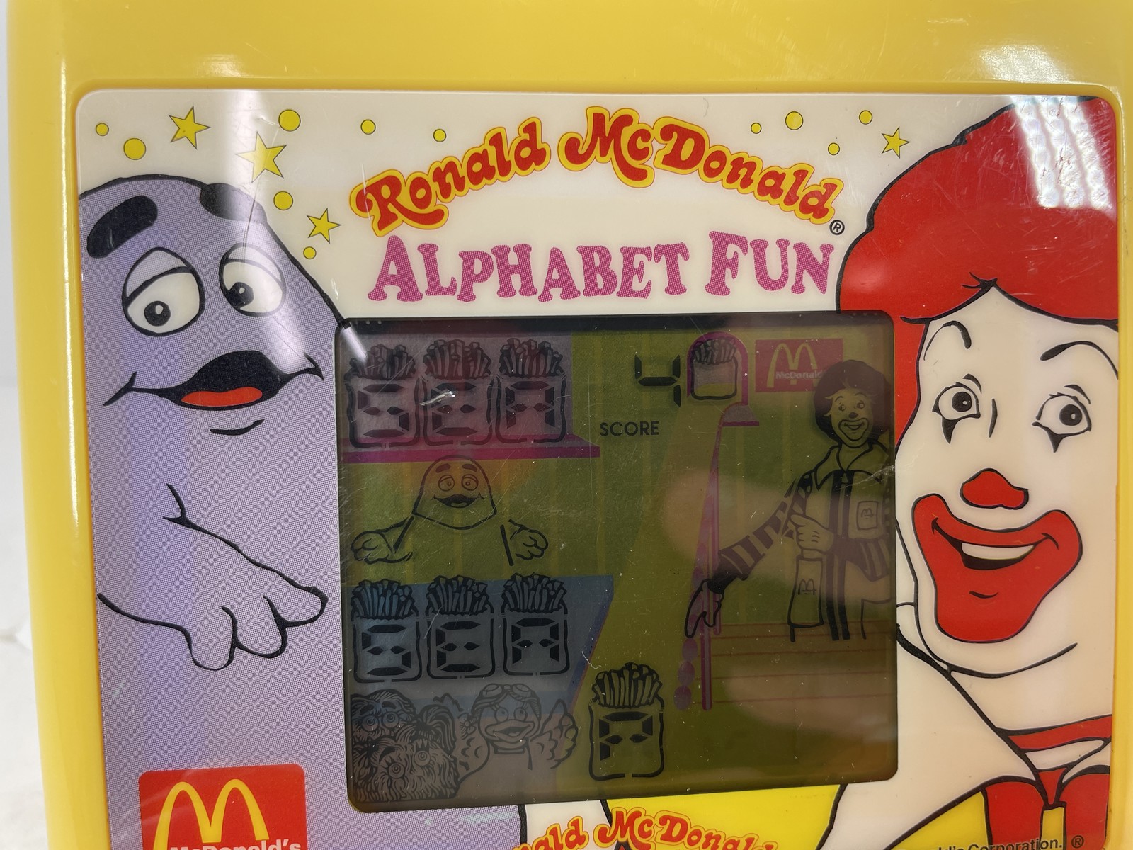VTG McDonalds Alphabet Fun Electronic Handheld Game Educational Toy WORKS