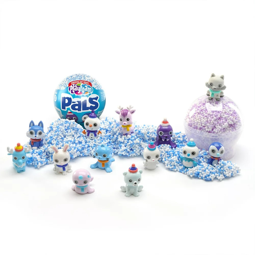 Playfoam Pals Snowy Friends, Party Pack of 12, Sensory, Shaping Fun, Ages 3+ New