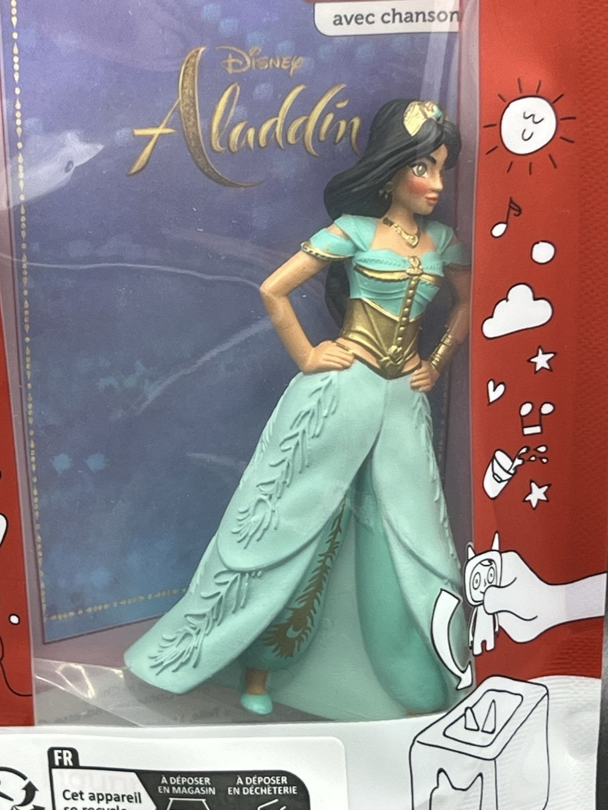 🇫🇷 Tonies Jasmine Aladdin In FRENCH FR Release New Disney Works In US