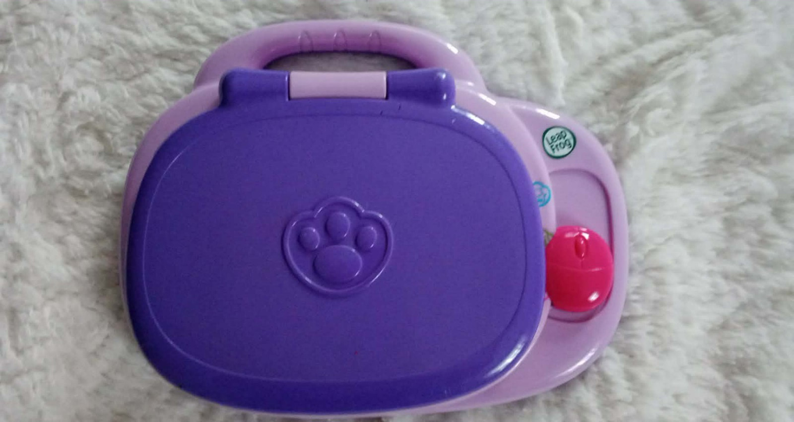 Gently Used Leap Frog My Own Leaptop Laptop Purple Pink Works Tested