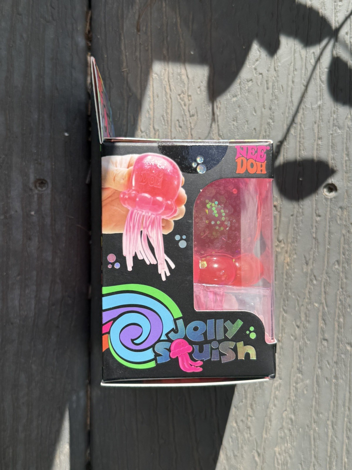 NEW Nee Doh Jelly Squish Squishy AUTHENTIC Pink Jellyfish Squeeze Toy Schylling