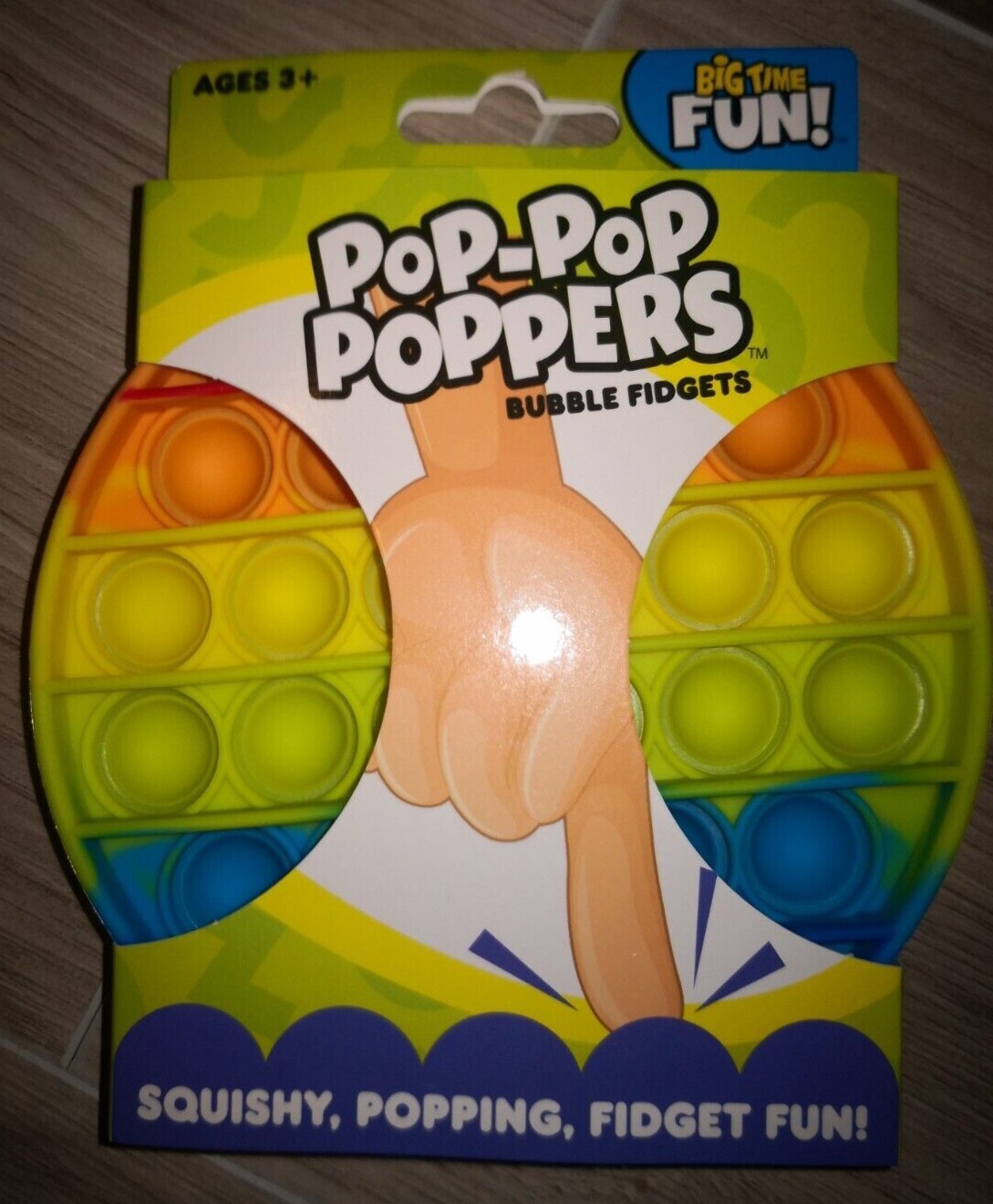 Brand New Pop-Pop Poppers Bubble Fidget Toy From Big Time Fun Multi-Color