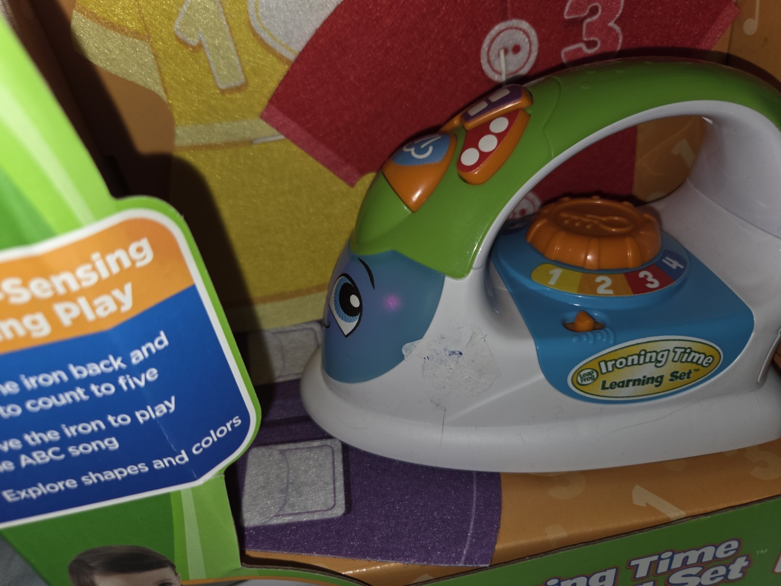 New LEAPFROG Ironing Time Learning Set – Motion-Sensing Play Toy 18mo+ Works