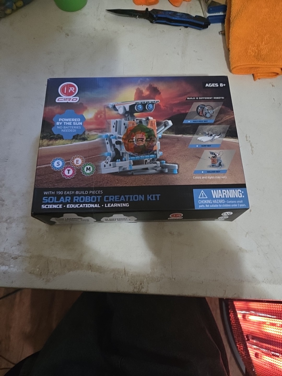 Solar Robot Creation Kit Science Education Learning Ages 8 And Up New Kids