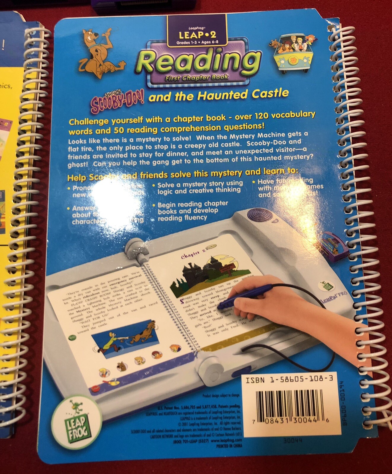 LeapFrog Leap Pad Miscellanous Items- 2 Books, 5 Cartridges. None Matching