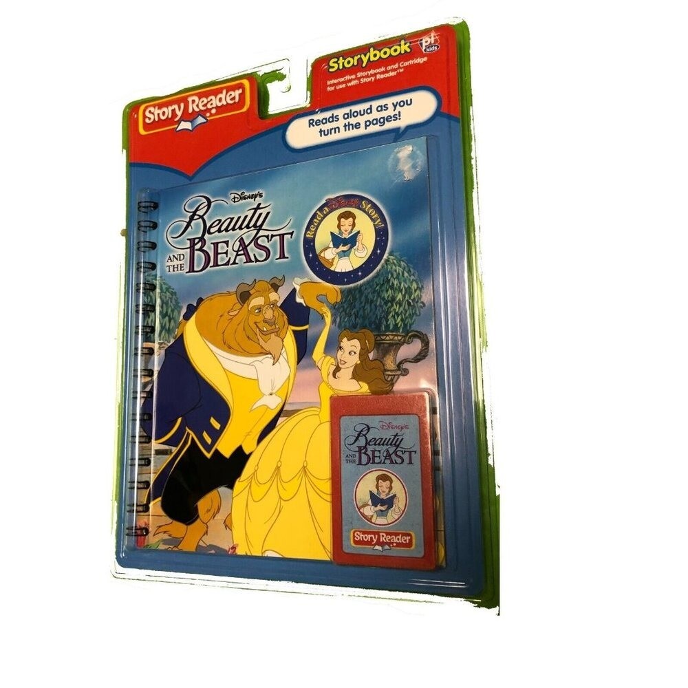 Disney Story Book Reader Storybook Beauty The Beast Interactive Cartridge NWT