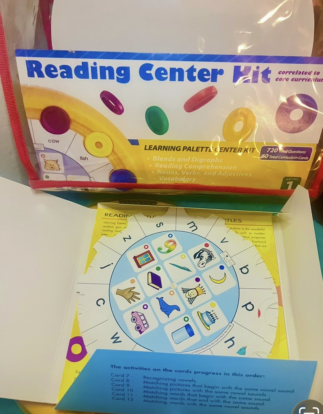 Learning Palette Reading Center 1st Grade Kit By National School Products