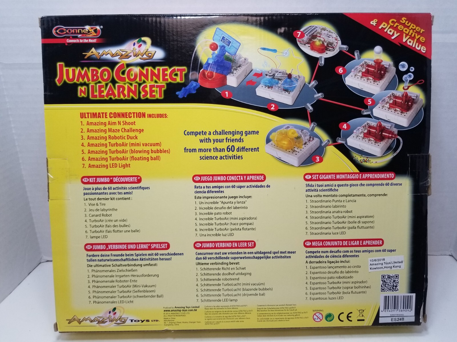 Connex Jumbo Connect N Learn Set Amazing Toys 2014 Science Complete