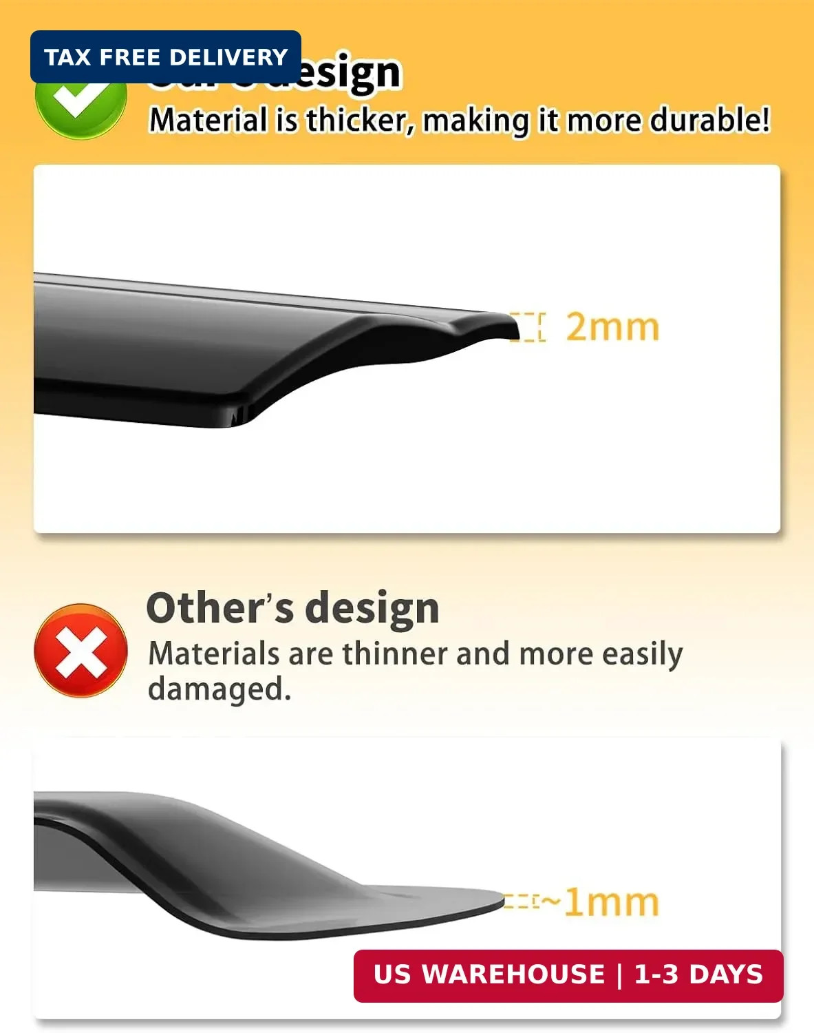 Tape-On 6pcs Rain Guards Window Visors Fit for Toyota RAV4 2019 2020 2021 2022 2