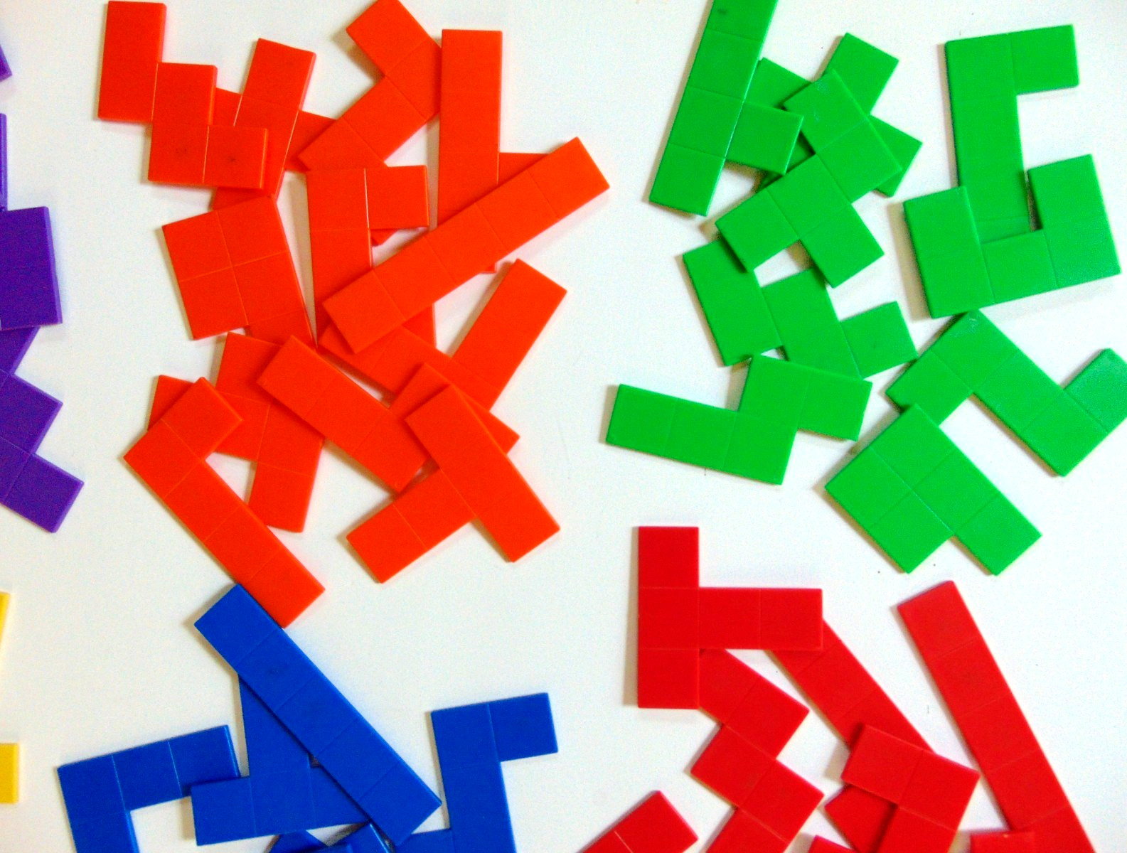 Pentominoes Lot Shapes #7963 Six Colorful Pieces Kids STEM Activity Math D
