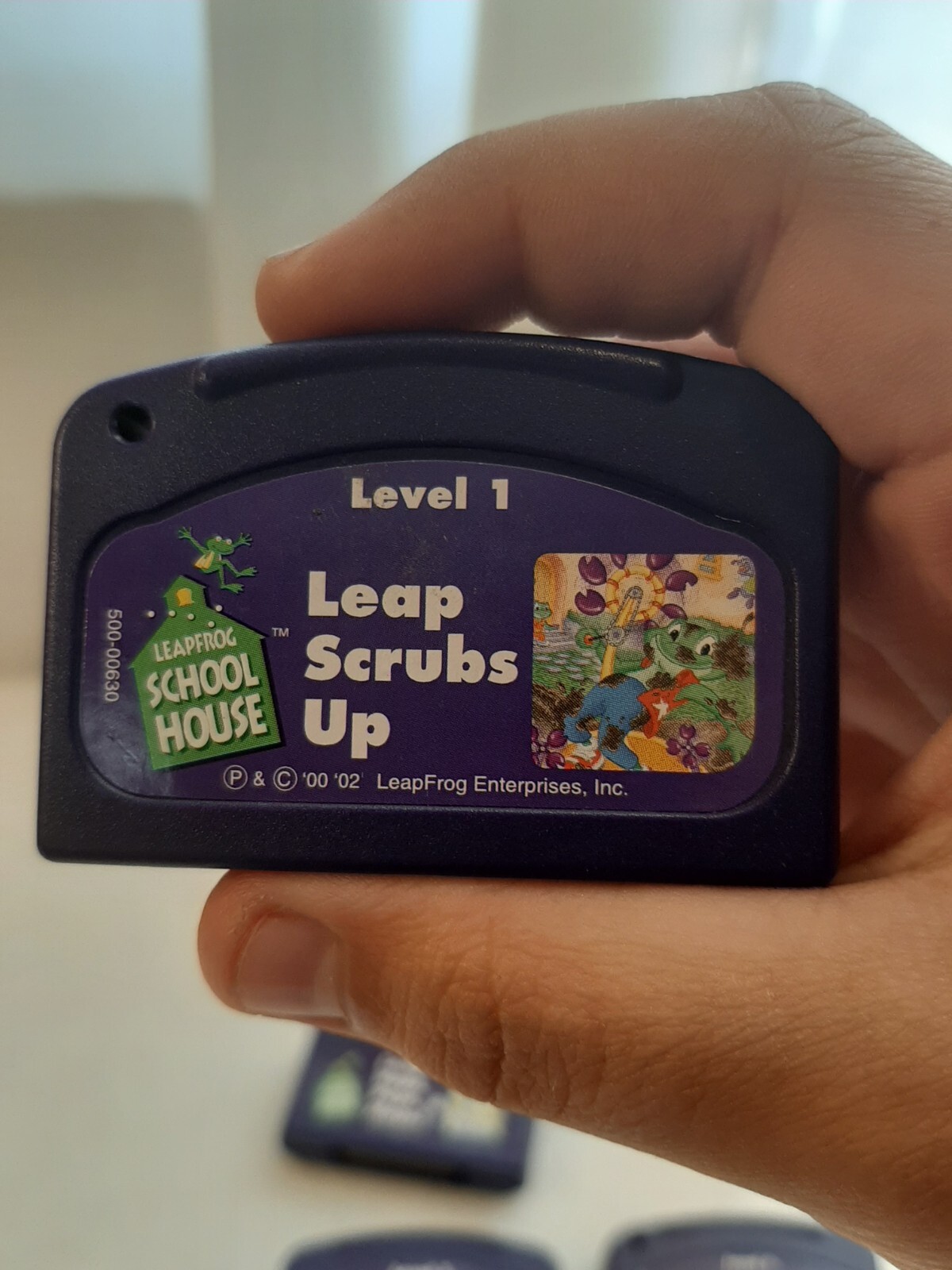Leapfrog Dark Purple Teaching Learning School Game Cartridges Lot Of 4 Level 1