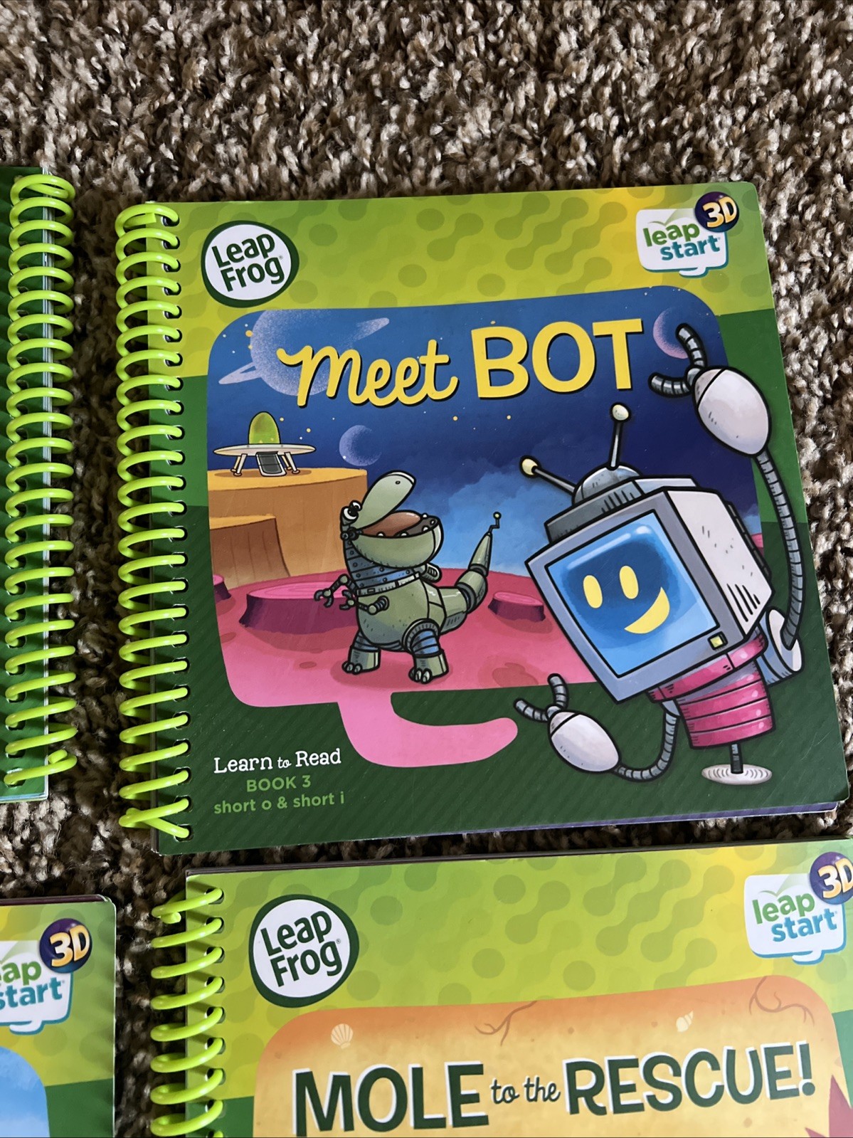 LeapFrog Leap Start Learn to Read Books 1 2 4 5 6 Long Short Vowels Sam Ted