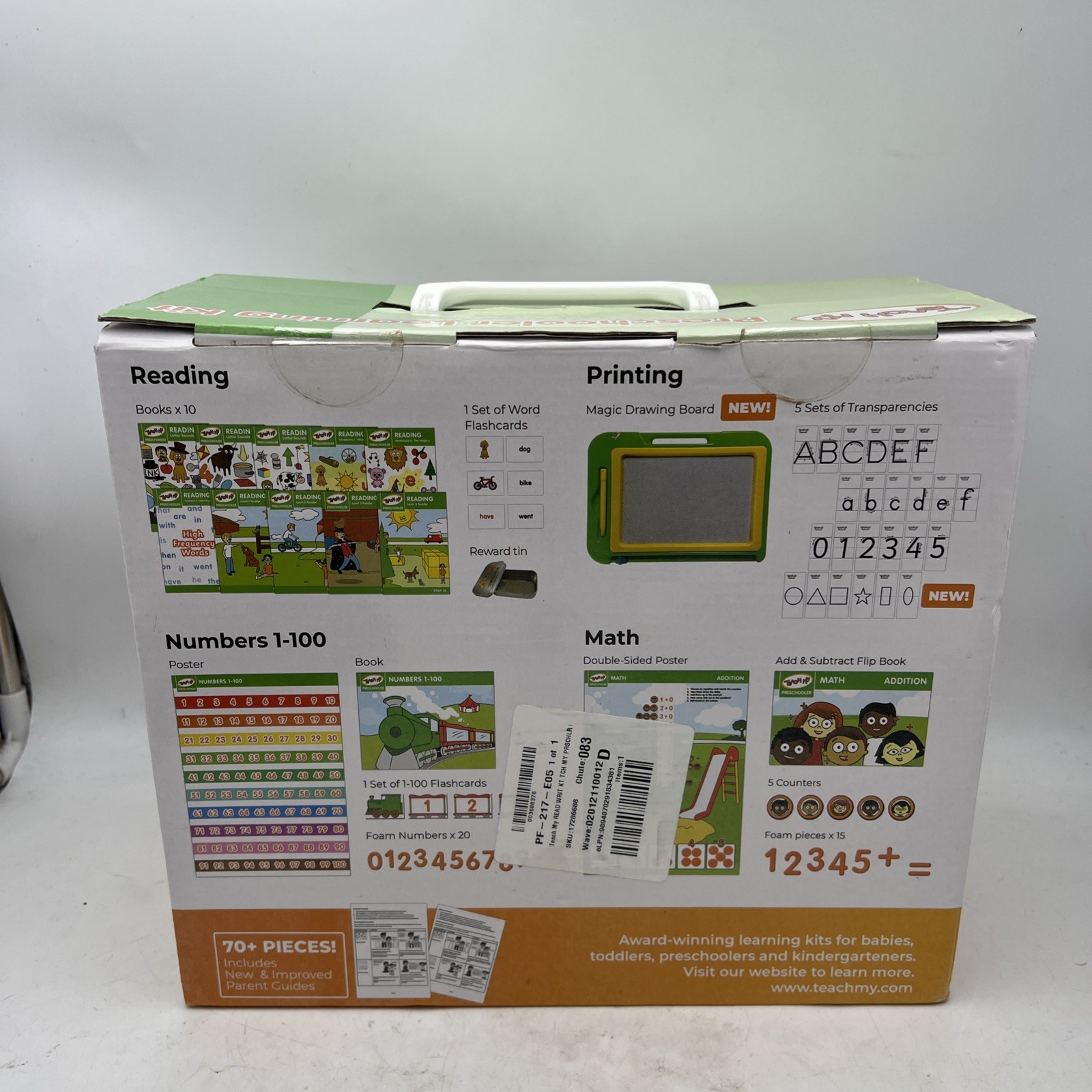 Teach My Preschooler Learning Kit New & Improved 3 Years And Up – New