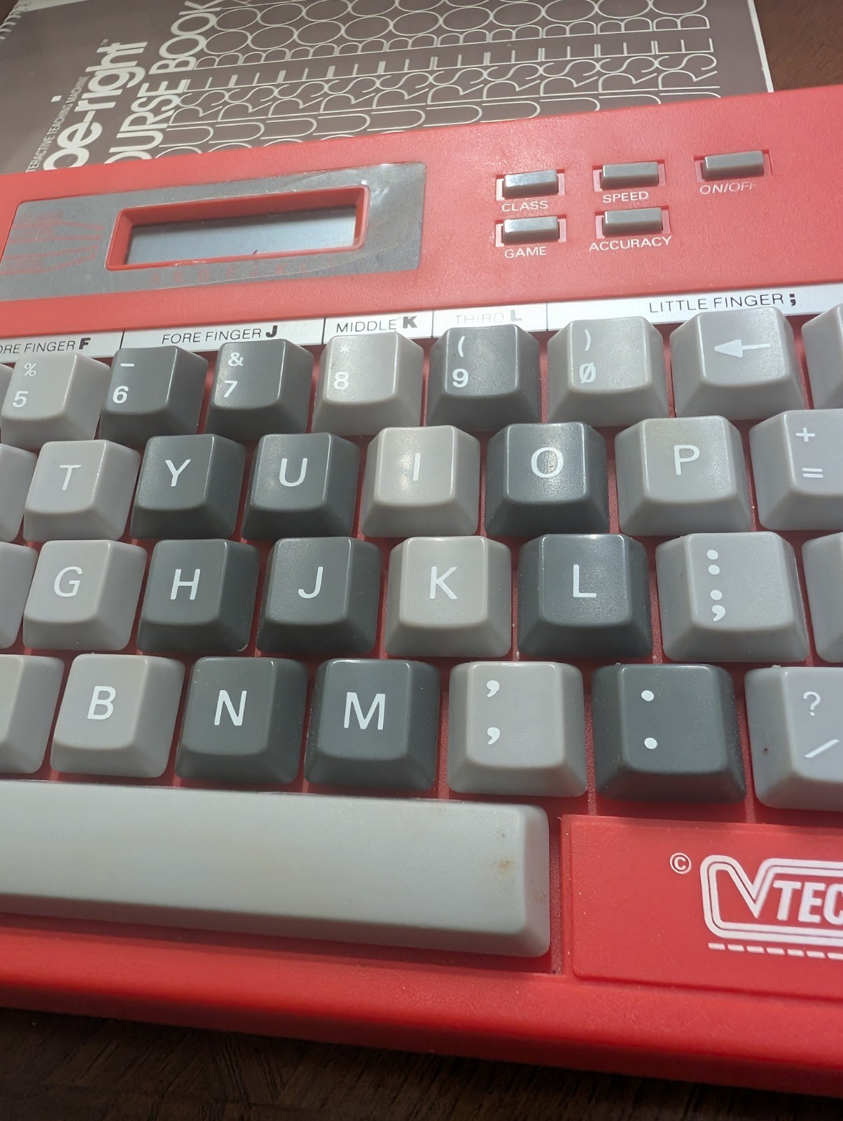 VTG VTech Type-right Typing Game Interactive Teaching Practice Machine 1985 Work