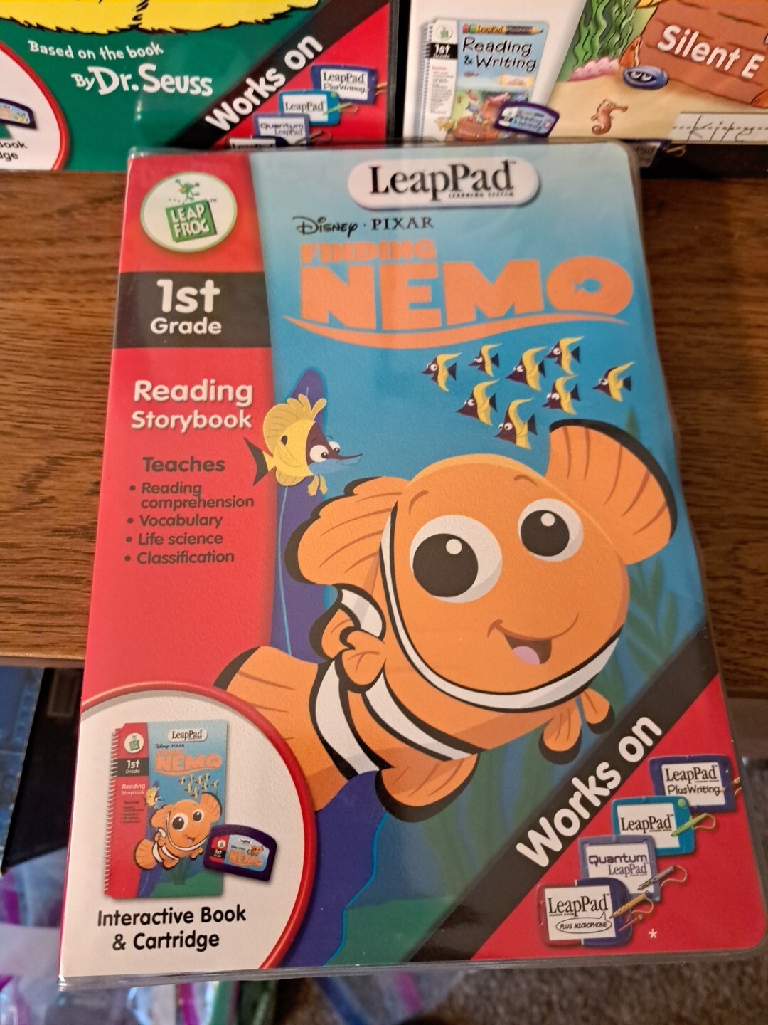 LeapFrog LeapPad Reading, Writing K – 1st Grade Set Of 3 Complete Hop On Pop New