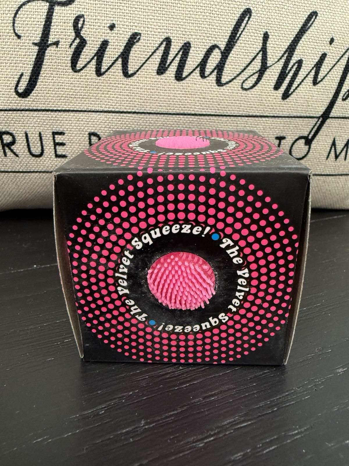 NEW Pink Needoh FUZZ BALL Nee Doh Squishy NEE-DOH Fuzzball AUTHENTIC US Squeeze