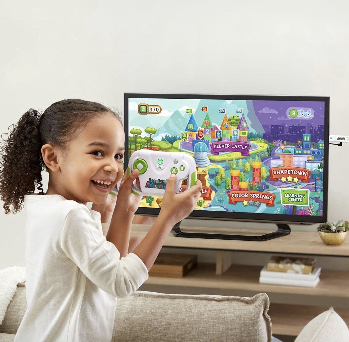 LeapFrog LeapLand Adventures TV Game HDMI Plug & Play Kids 3+ No WiFi NEW!