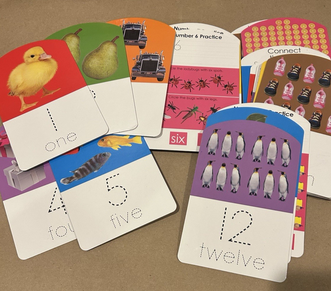 Let’s Count – Set of 26 Learn How To Count & Write Numbers Ages 3 and Up