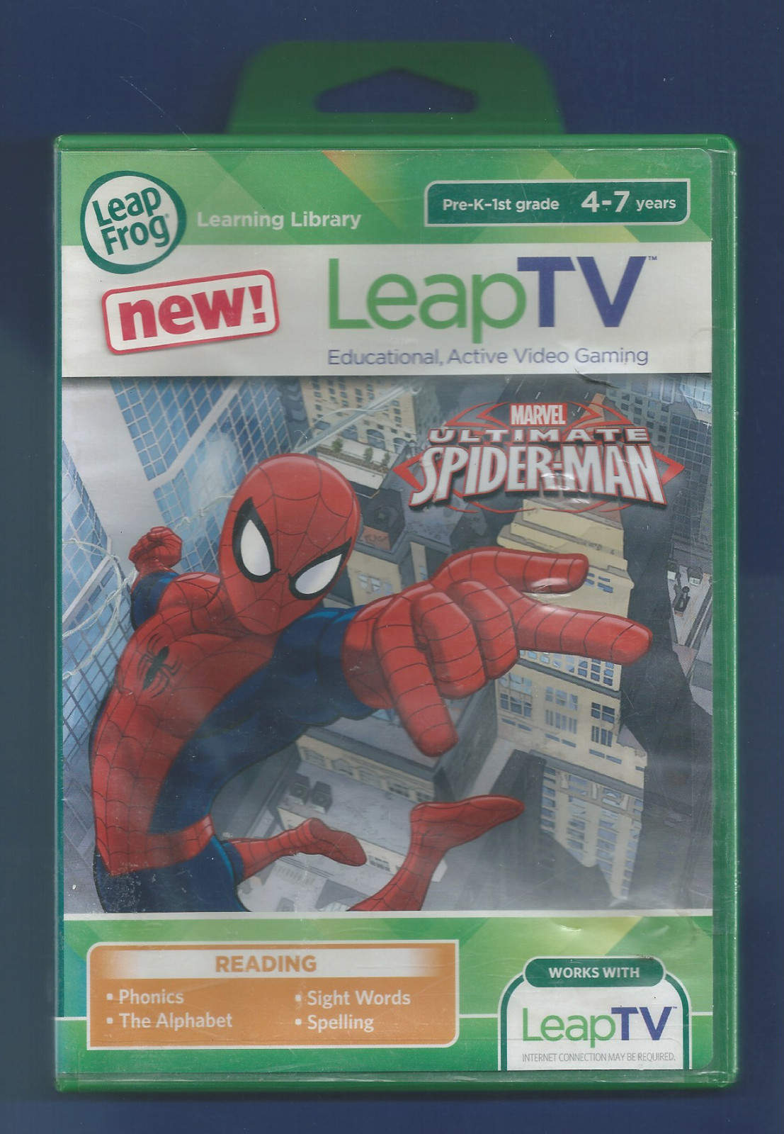 Leapfrog LeapTV Marvel Ultimate Spider-Man Educational Video Game NEW Sealed