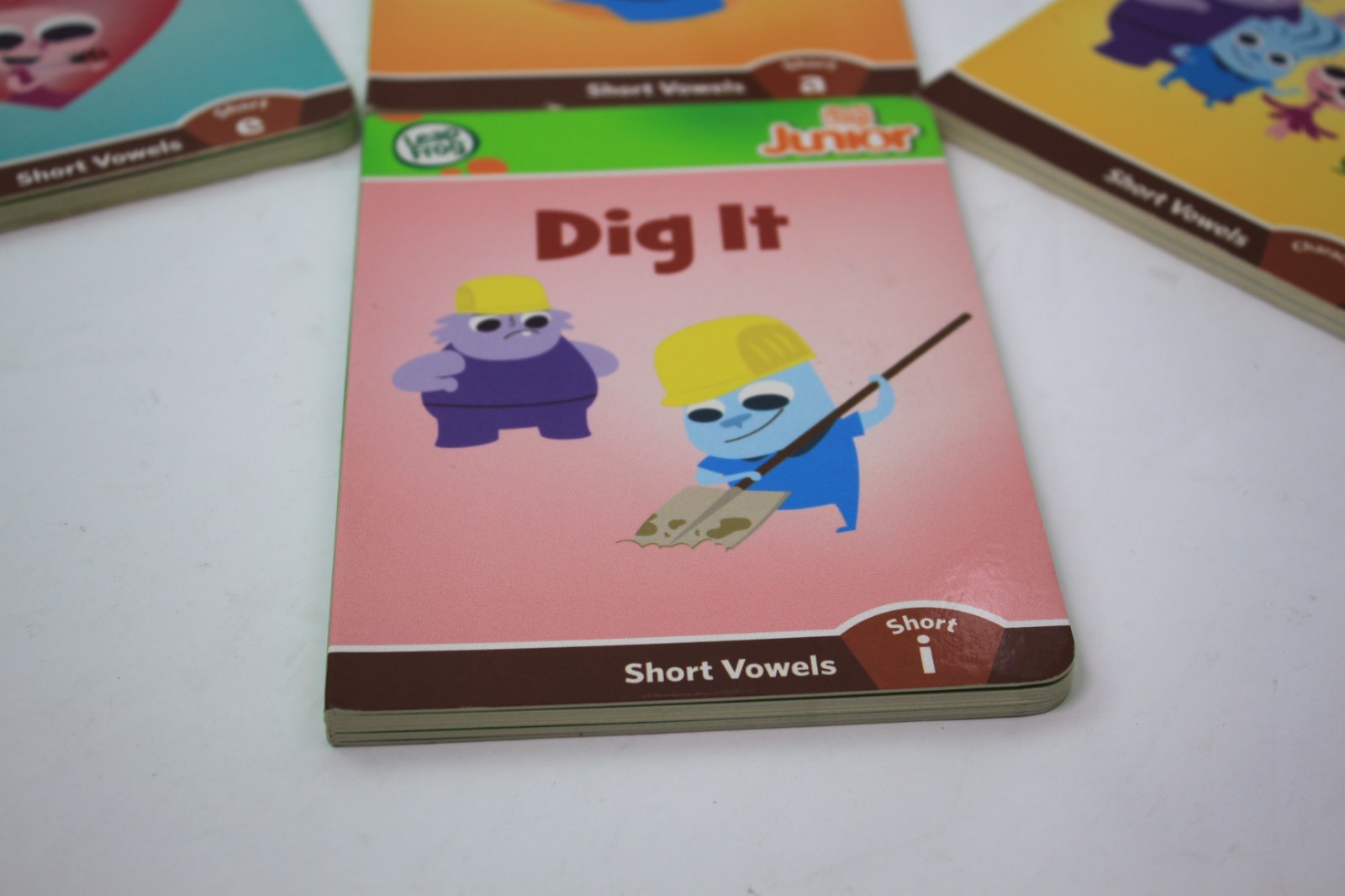 Leap Frog Tag Junior LOT -AI Can – Dig it – Us – Meg’s Pet w/ Reader