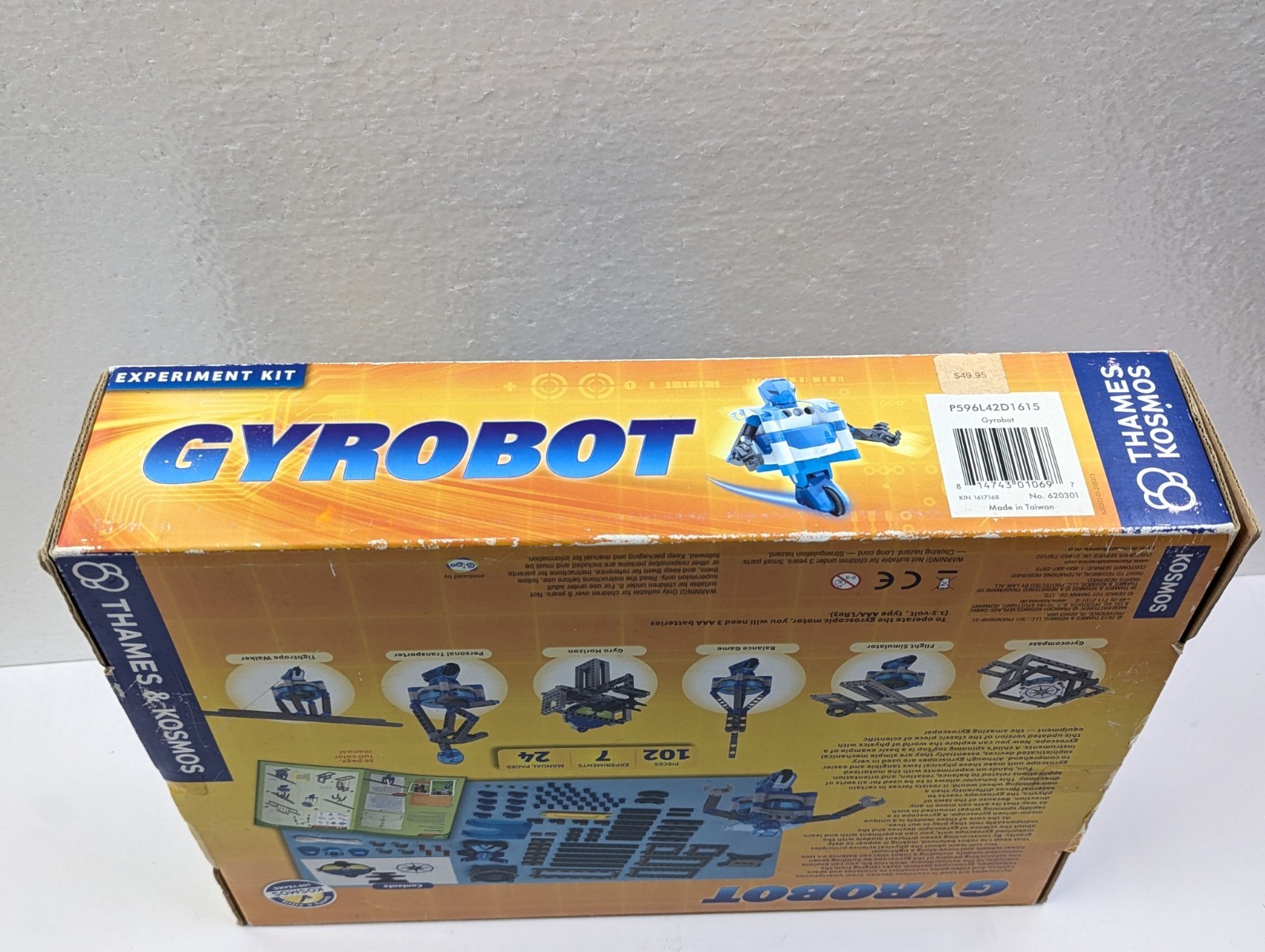 Brand Gyrobot Science Experiment Kit Thames & Kosmos Build 7 Gyroscopic Machines