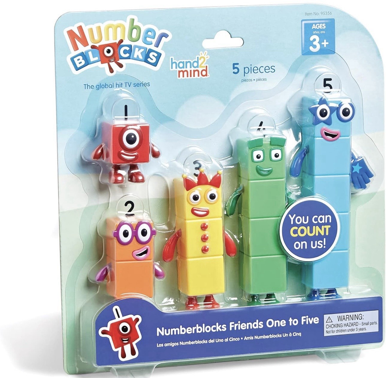 Numberblocks Bundle Lot Mathlink Cubes Activity Set +Friends 1-5+Sensory Bottles