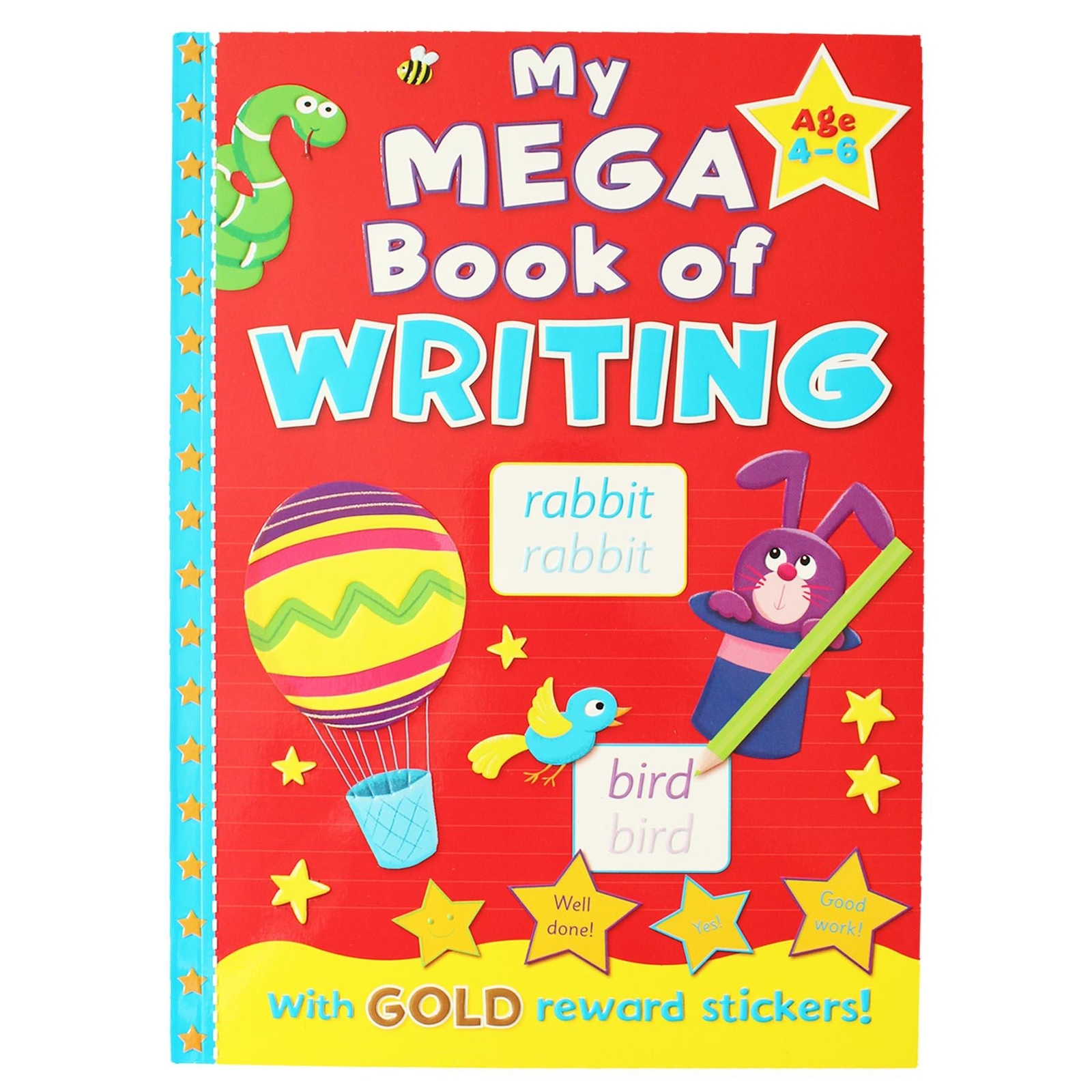 Mega Learning Book with Gold Reward Stickers Age 4-6 Years – Writing book 2