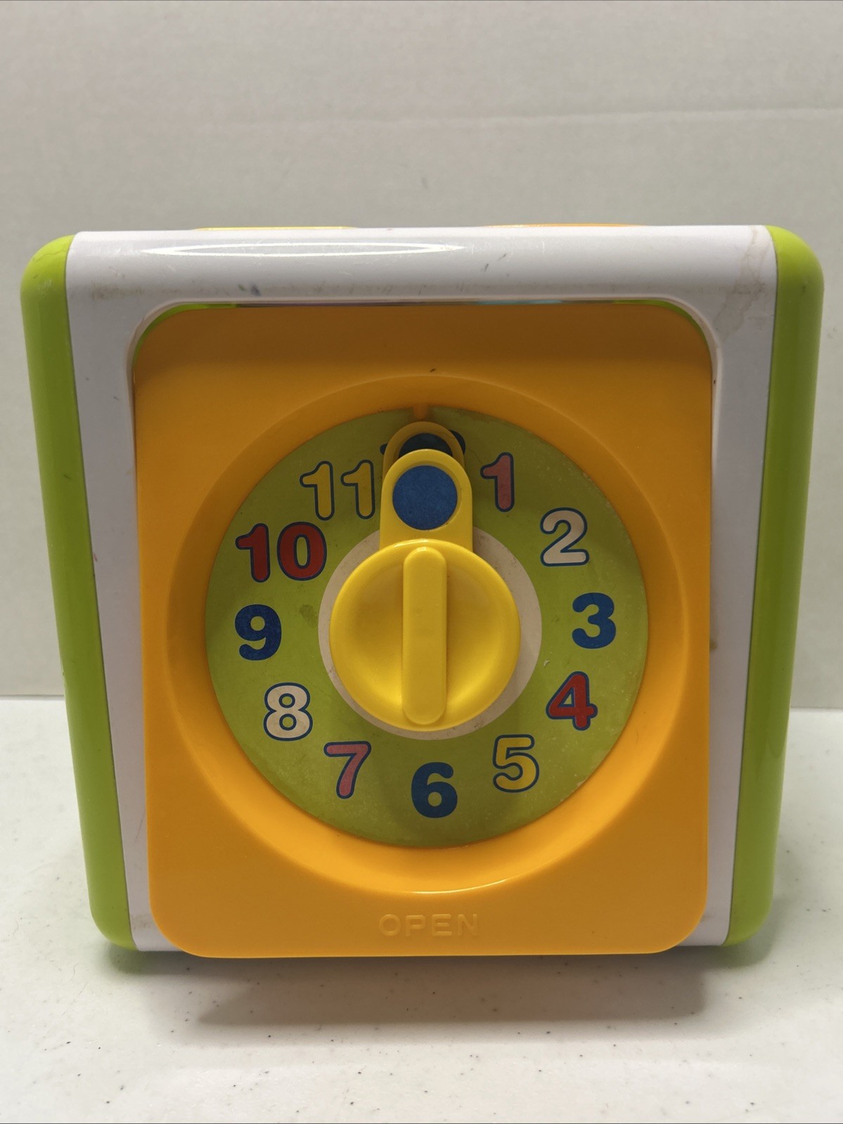 Red Box Electronic Activity Cube Shape Sorter Phone Telling Time Toddler Toy